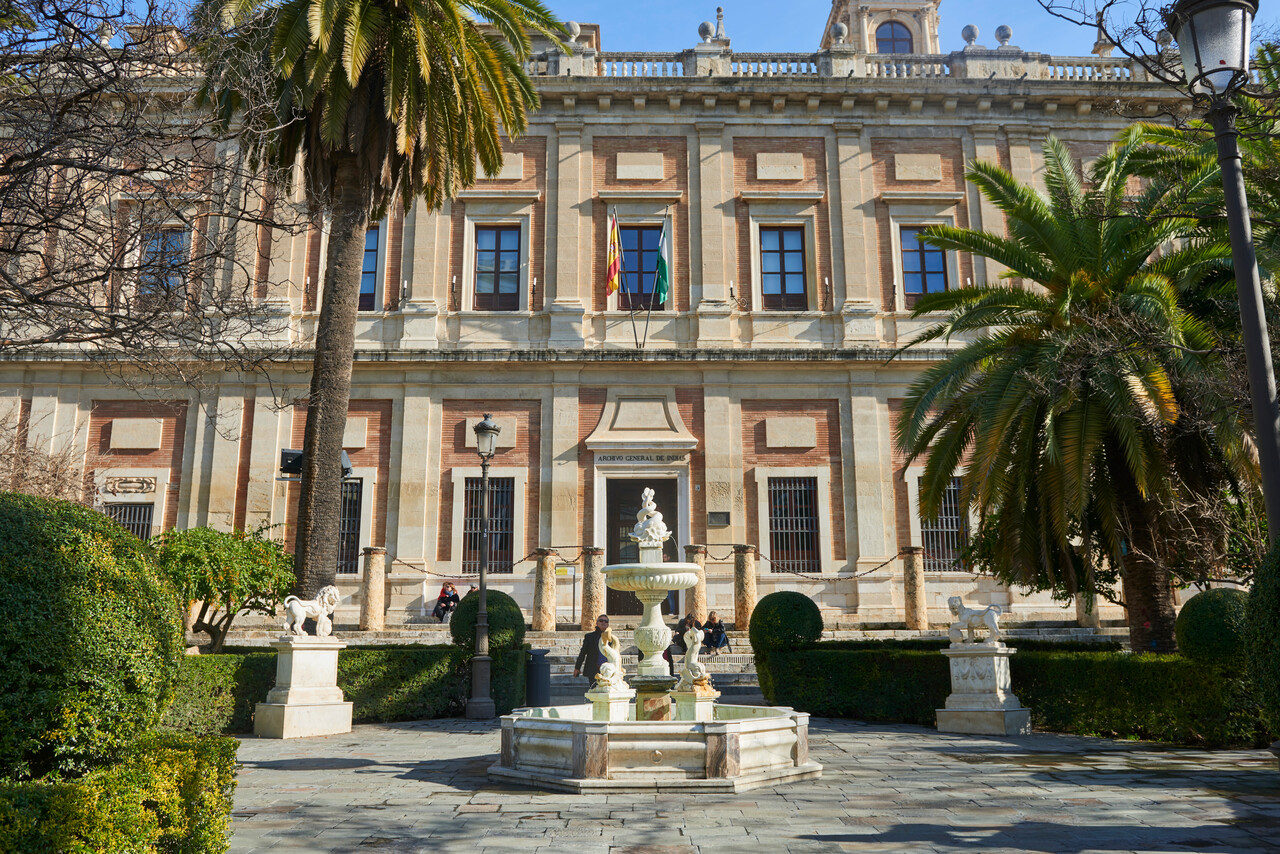 Seville, Andalusia, Spain, Europe. General Archive of the Indies (Archivo general de Indias)